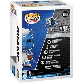 Funko Pop! NBA - Mascots - Champ (Dallas Mavericks) #08