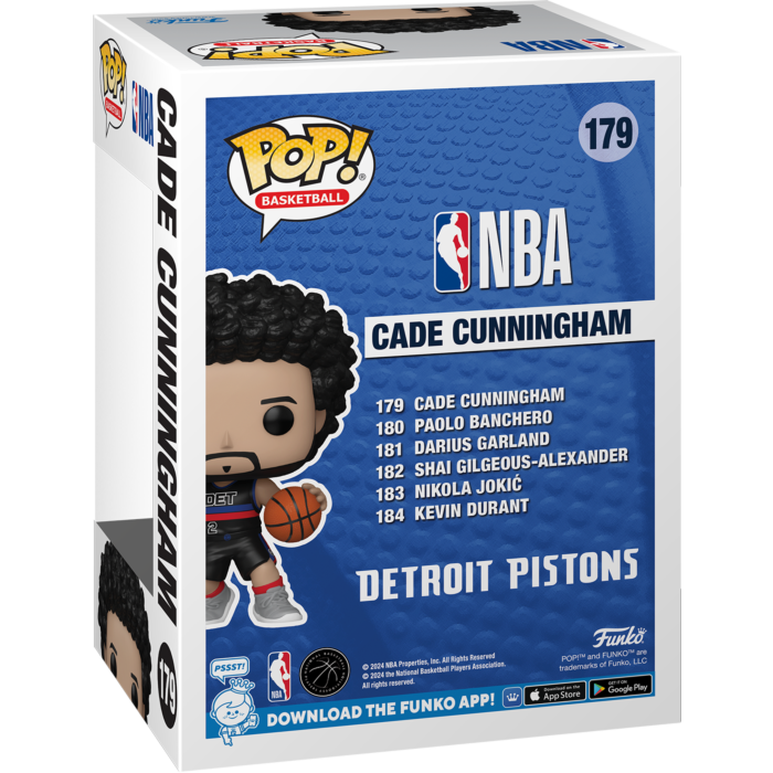 Funko Pop! NBA Basketball - Cade Cunningham (Detroit Pistons) #179