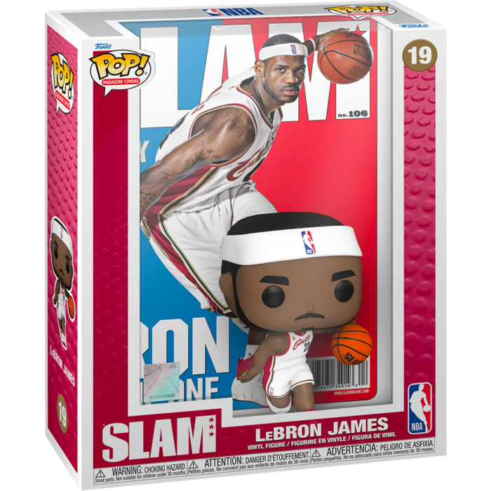 Funko Pop! NBA Basketball - LeBron James SLAM #19