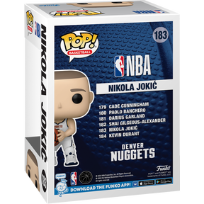 Funko Pop! NBA Basketball - Nikola Jokic (Denver Nuggets) #183