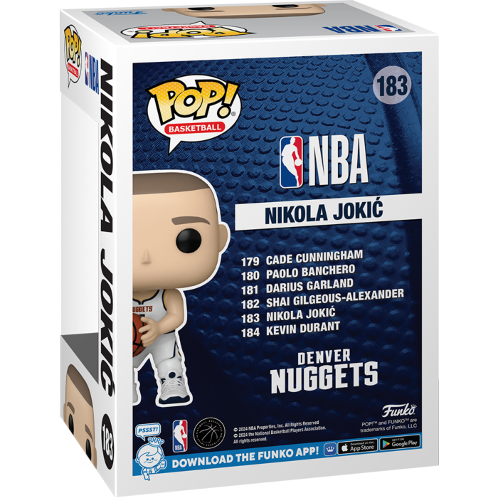 Funko Pop! NBA Basketball - Nikola Jokic (Denver Nuggets) #183