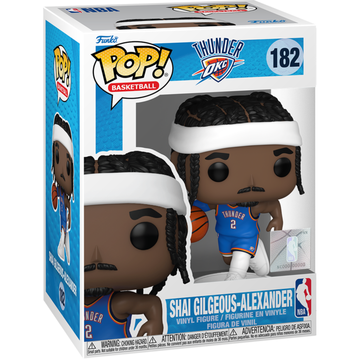 Funko Pop! NBA Basketball - Shai Gilgeous-Alexander (Oklahoma City Thunder) #182