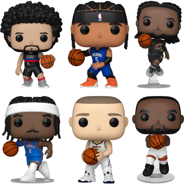 Funko Pop! NBA Basketball - Slam Dunk - Bundle (Set of 6)