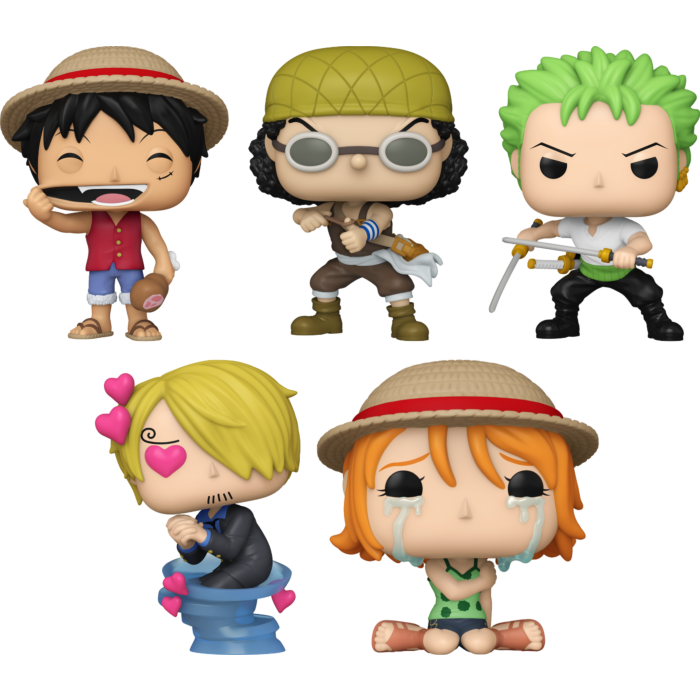 Funko Pop! One Piece - The Straw Hat Pirates - Bundle (Set of 5)