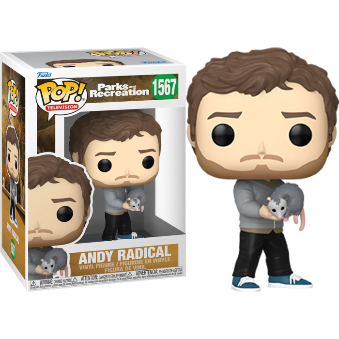 Funko Pop! Parks and Recreation - Andy Radical 15th Anniversary #1567