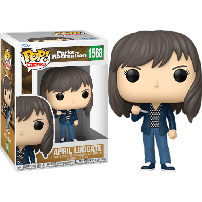 Funko Pop! Parks and Recreation - April Ludgate with Scissors 15th Anniversary #1568