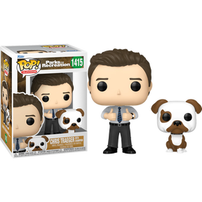 Funko Pop! Parks and Recreation - Chris Traeger with Champion 15th Anniversary #1415