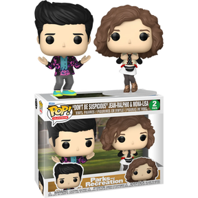 Funko Pop! Parks and Recreation - "Don't Be Suspicious" Jean-Ralphio & Mona-Lisa 15th Anniversary - 2-Pack