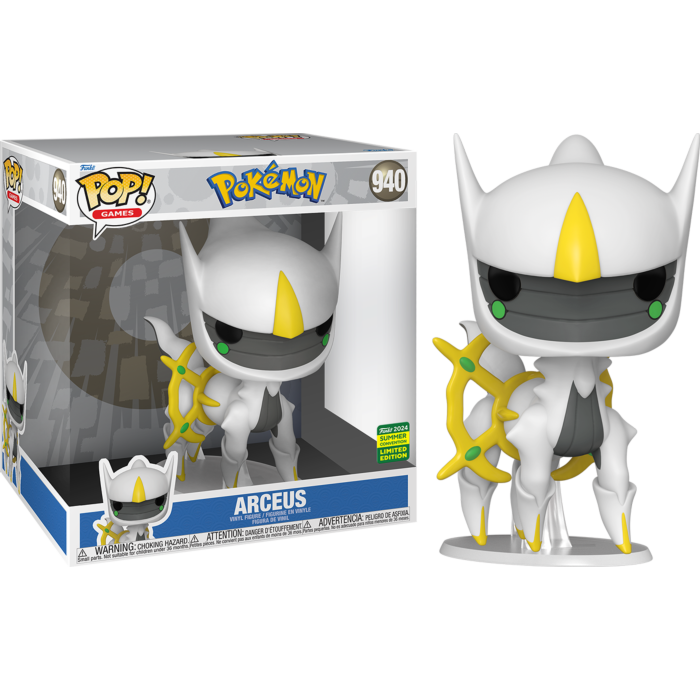 Funko Pop! Pokemon - Arceus 10" Jumbo #940 (2024 Summer Convention Exclusive)