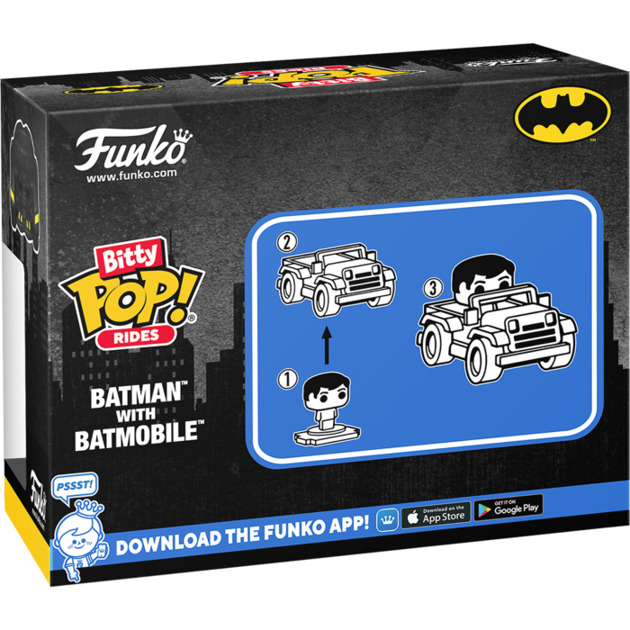 Funko Pop! Rides - Batman - Batman with Batmobile Bitty #88