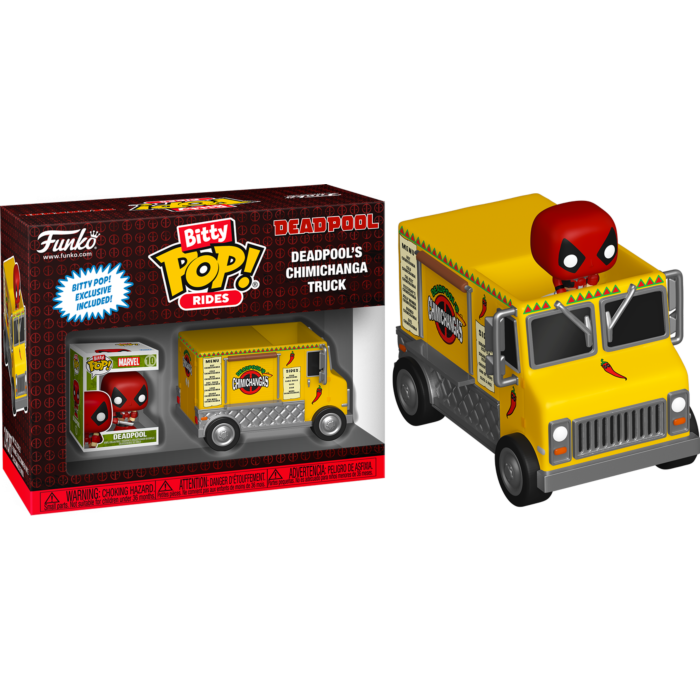 Funko Pop! Rides - Deadpool - Deadpool's Chimichanga Truck Bitty #10