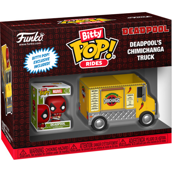 Funko Pop! Rides - Deadpool - Deadpool's Chimichanga Truck Bitty #10