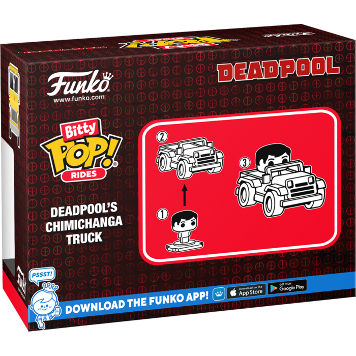 Funko Pop! Rides - Deadpool - Deadpool's Chimichanga Truck Bitty #10