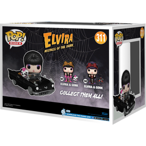 Funko Pop! Rides - Elvira - Mistress of the Dark - Elvira & Gonk in the Macabre Mobile #311