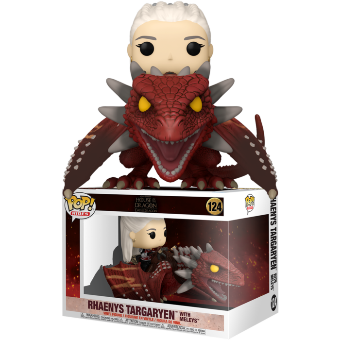 Funko Pop! Rides - Game of Thrones - House of the Dragon - Rhaenys Targaryen with Meleys #124