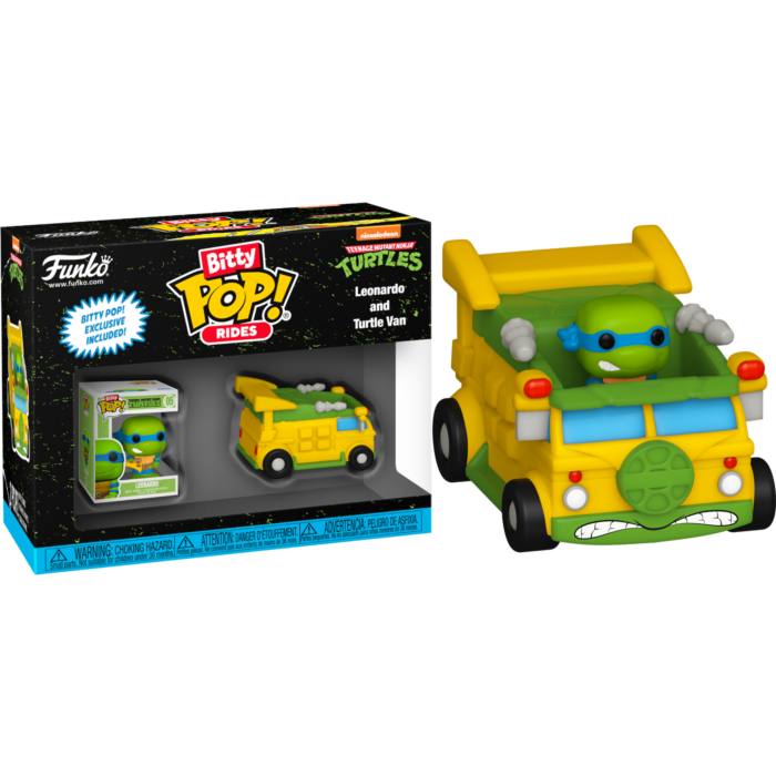 Funko Pop! Rides - Teenage Mutant Ninja Turtles - Leonardo and Turtle Van Bitty #05