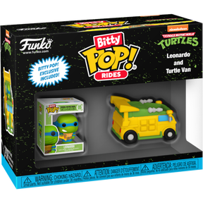 Funko Pop! Rides - Teenage Mutant Ninja Turtles - Leonardo and Turtle Van Bitty #05