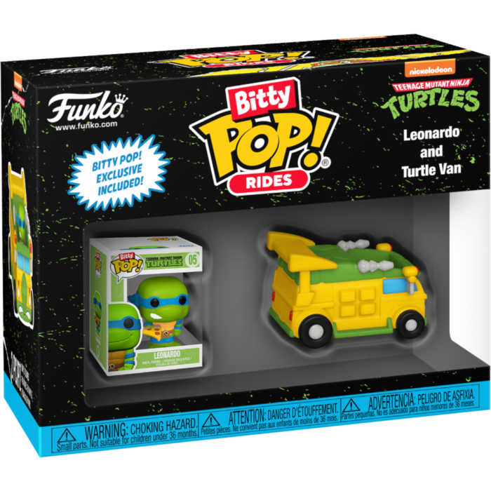 Funko Pop! Rides - Teenage Mutant Ninja Turtles - Leonardo and Turtle Van Bitty #05