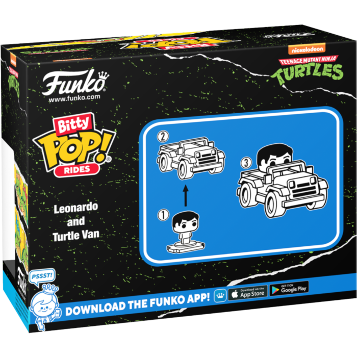 Funko Pop! Rides - Teenage Mutant Ninja Turtles - Leonardo and Turtle Van Bitty #05