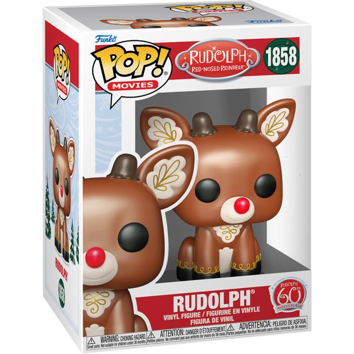 Funko Pop! Rudolph the Red-Nosed Reindeer (1964) - Rudolph 60th Anniversary #1858