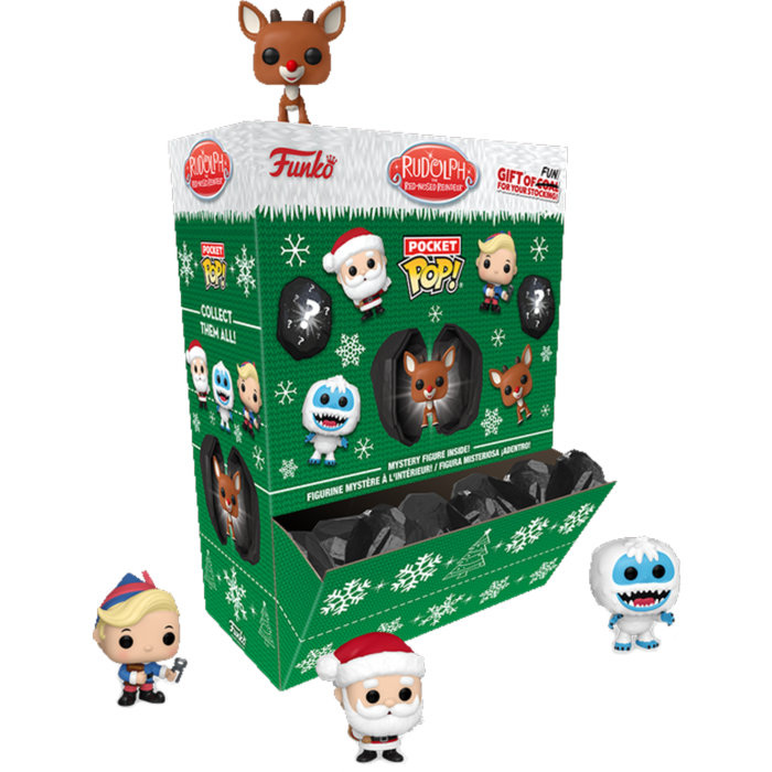 Funko Pop! Rudolph the Red Nosed Reindeer - Christmas Coal Pocket - (Display of 12 Units)