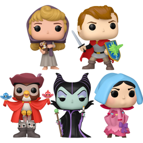 Funko Pop! Sleeping Beauty - 65th Anniversary - Once Upon a Dream Bundle - (Set of 5)