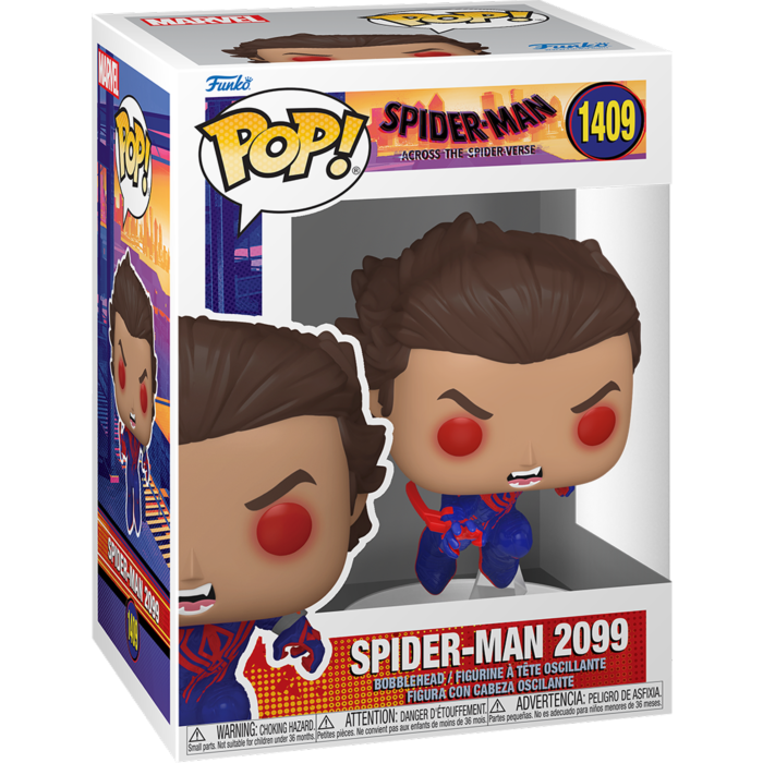 Funko Pop! Spider-Man - Across the Spider-Verse - Spider-Man 2099 (Unmasked) #1409