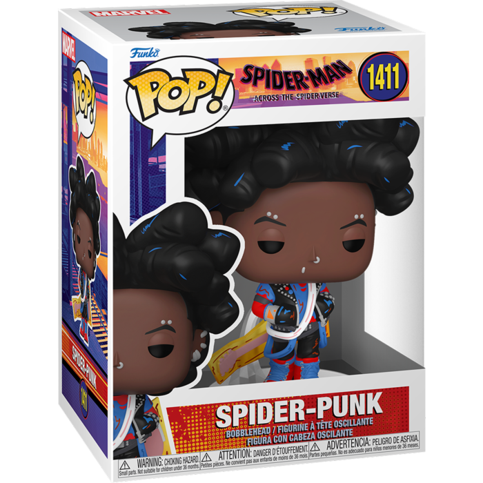 Funko Pop! Spider-Man - Across the Spider-Verse - Spider-Punk (Unmasked) #1411