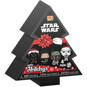 Funko Pop! Star Wars - Christmas Tree Holiday Box Pocket - (4-Pack)