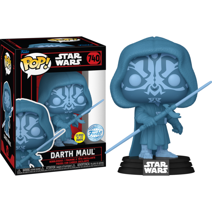 Funko Pop! Star Wars - Dark Side - Darth Maul (Holo) Glow-in-the-Dark #740