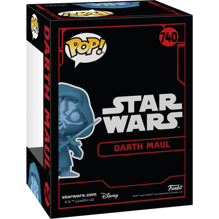 Funko Pop! Star Wars - Dark Side - Darth Maul (Holo) Glow-in-the-Dark #740