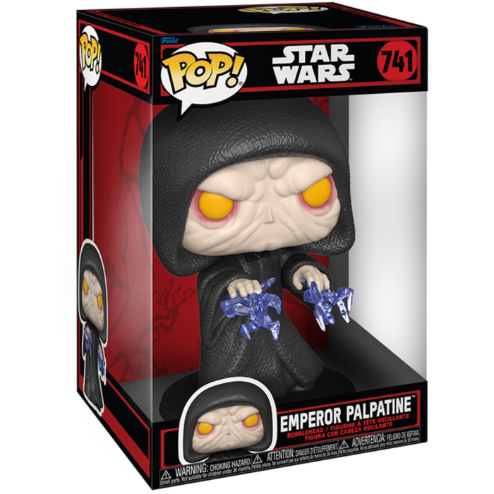 Funko Pop! Star Wars - Dark Side - Emperor Palpatine 10" Jumbo #741