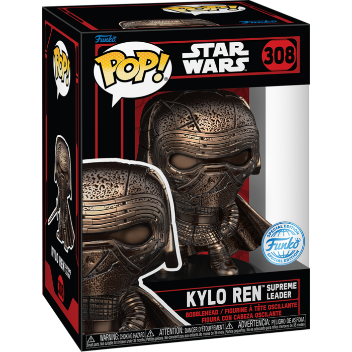 Funko Pop! Star Wars - Dark Side - Kylo Ren Supreme Leader Metallic #308