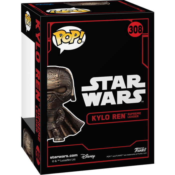 Funko Pop! Star Wars - Dark Side - Kylo Ren Supreme Leader Metallic #308