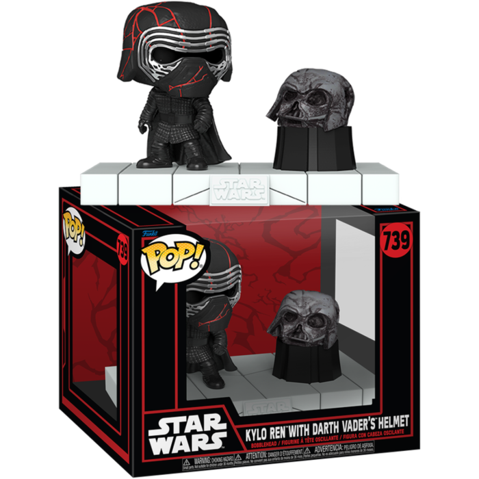 Funko Pop! Star Wars - Dark Side - Kylo Ren with Darth Vader's Helmet Deluxe #739