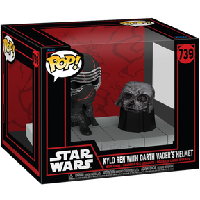 Funko Pop! Star Wars - Dark Side - Kylo Ren with Darth Vader's Helmet Deluxe #739