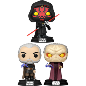 Funko Pop! Star Wars - Dark Side - Sith Lords - Bundle (Set of 3)