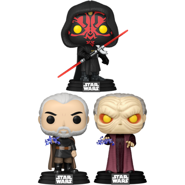 Funko Pop! Star Wars - Dark Side - Sith Lords - Bundle (Set