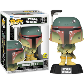 Funko Pop! Star Wars - Fett Legacy - Boba Fett with Rifle Glow-in-the-Dark #735