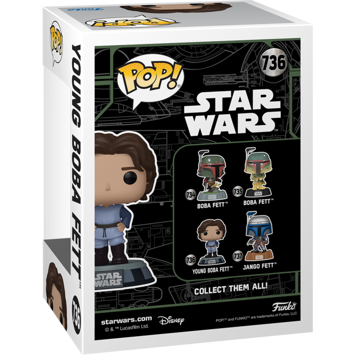 Funko Pop! Star Wars - Fett Legacy - Young Boba Fett #736