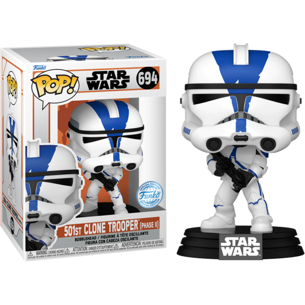 Funko Pop! Star Wars - The Mandalorian - 501st Clone Trooper (Phase II