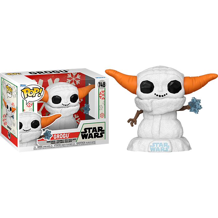 Funko Pop! Star Wars - The Mandalorian - Snowman Grogu (Holiday) #748