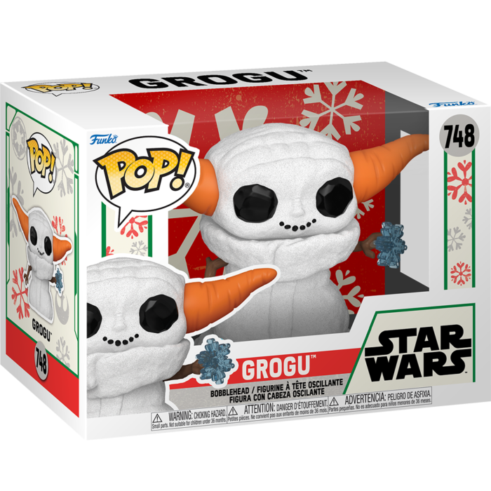 Funko Pop! Star Wars - The Mandalorian - Snowman Grogu (Holiday) #748