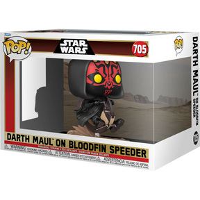 Funko Pop! Star Wars Episode I - The Phantom Menace - Darth Maul on Bloodfin Speeder 25th Anniversary #705