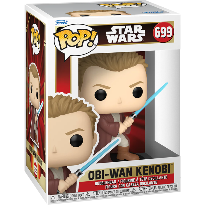 Funko Pop! Star Wars Episode I - The Phantom Menace - Padawan Obi-Wan Kenobi 25th Anniversary #699