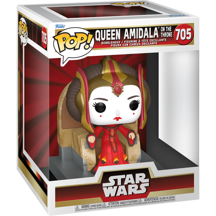 Funko Pop! Star Wars Episode I - The Phantom Menace - Queen Amidala on Throne 25th Anniversary #705