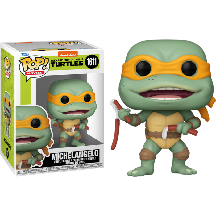 Funko Pop! Teenage Mutant Ninja Turtles - Michelangelo with Sausage Nunchucks #1611