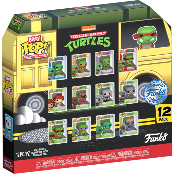 Funko Pop! Teenage Mutant Ninja Turtles - Party Wagon Bitty - (12-Pack)