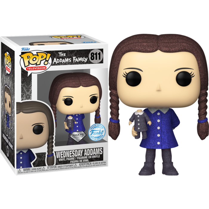 Funko Pop! The Addams Family (1964) - Wednesday Diamond Glitter #811