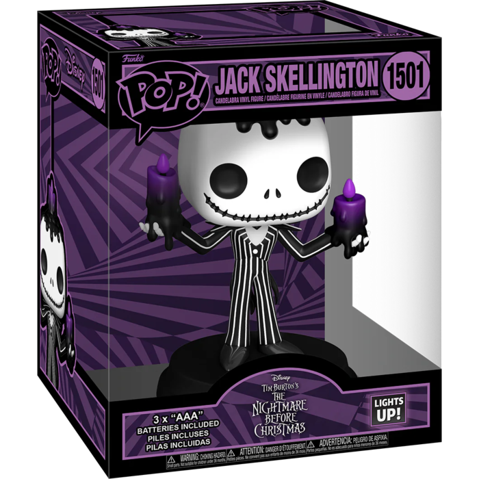 Funko Pop! The Nightmare Before Christmas - Halloween - Jack Skellington (Lights Up) Super Sized 6" #1501